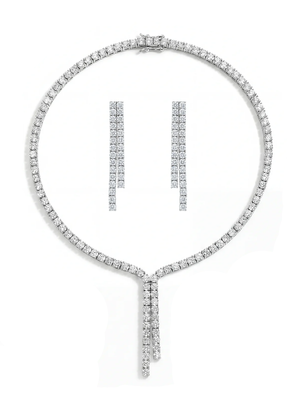 Aria Döküm Su Yolu Kolye - Küpe Set