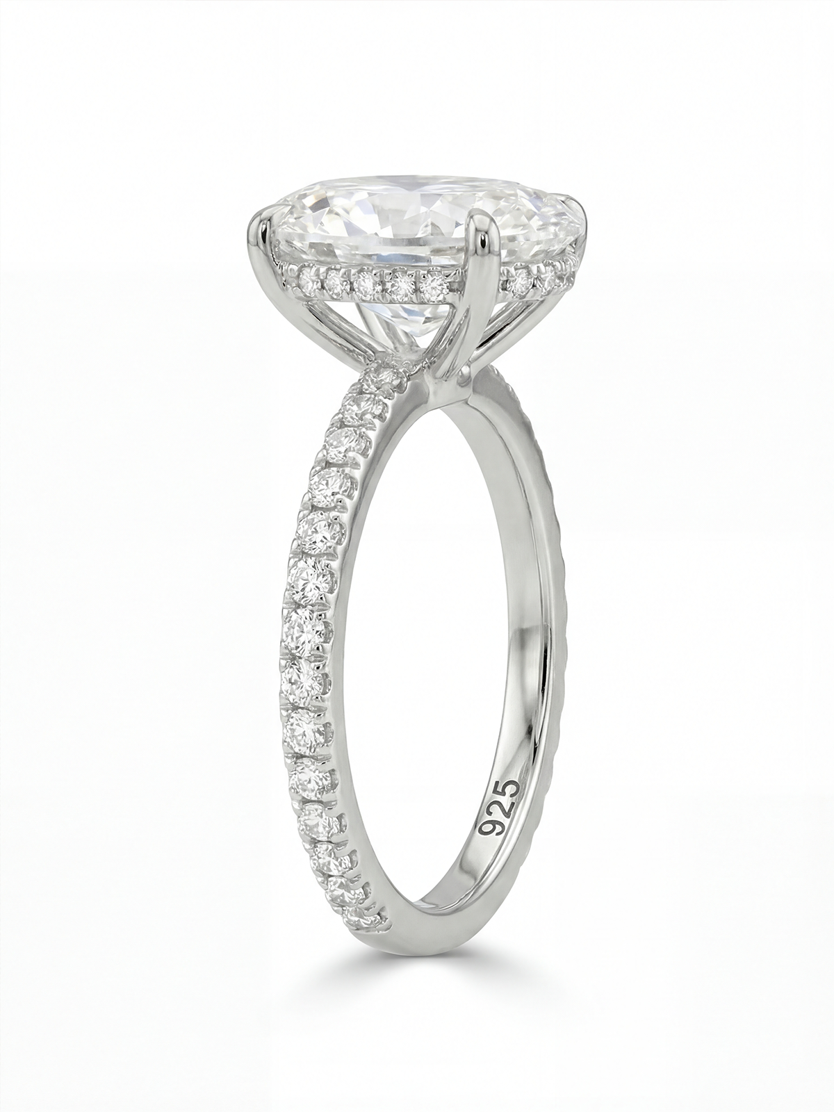 2.3CT | Oval Cut Eternity Ring