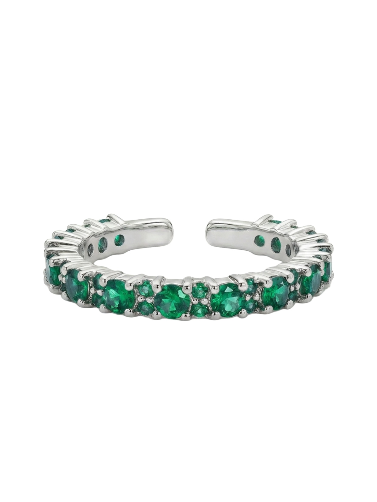 2.5MM | Green Full Eternity Ring
