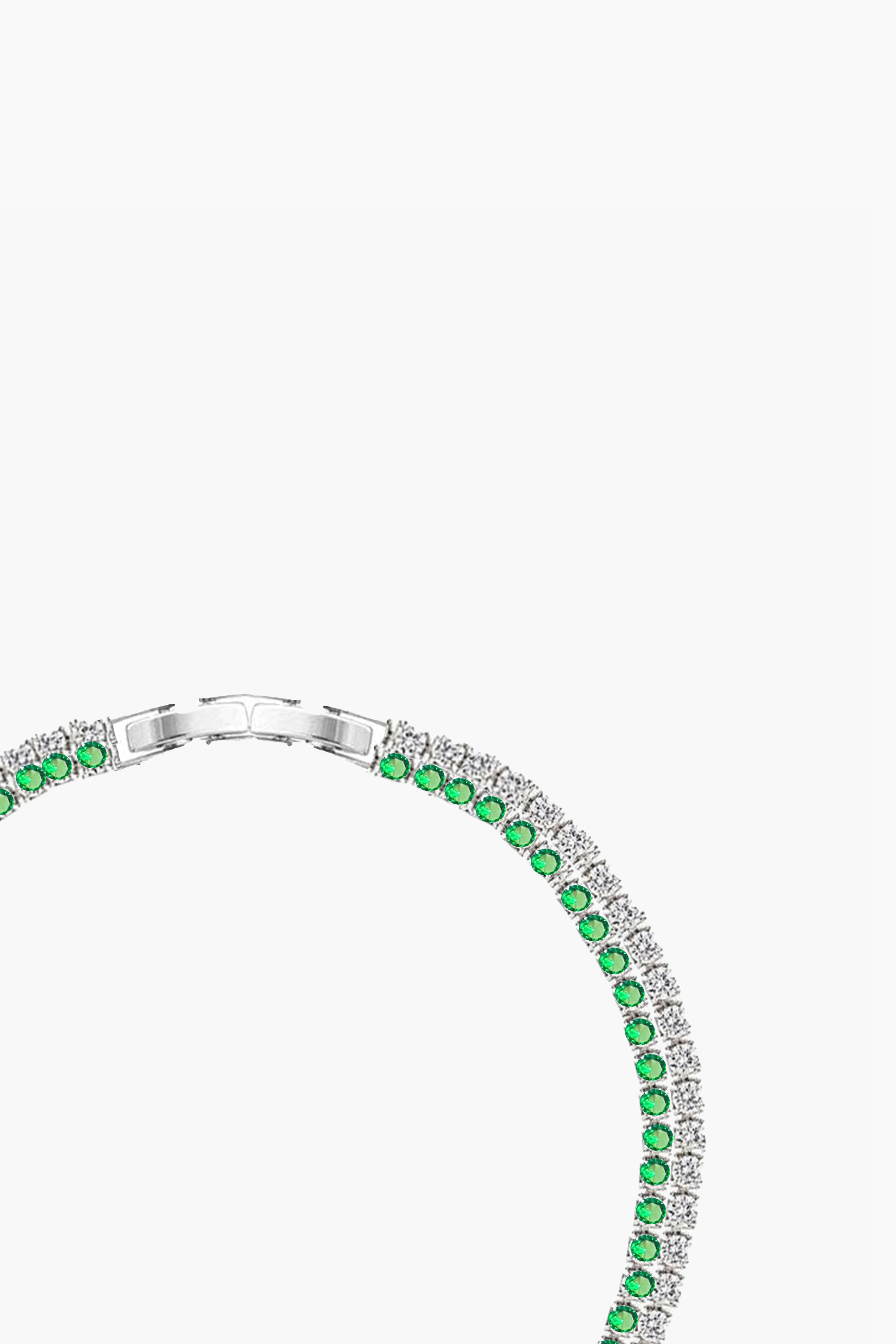 3MM | Green x White Su Yolu Bileklik |   Luxury Jewelry by  Atelier Duygu.