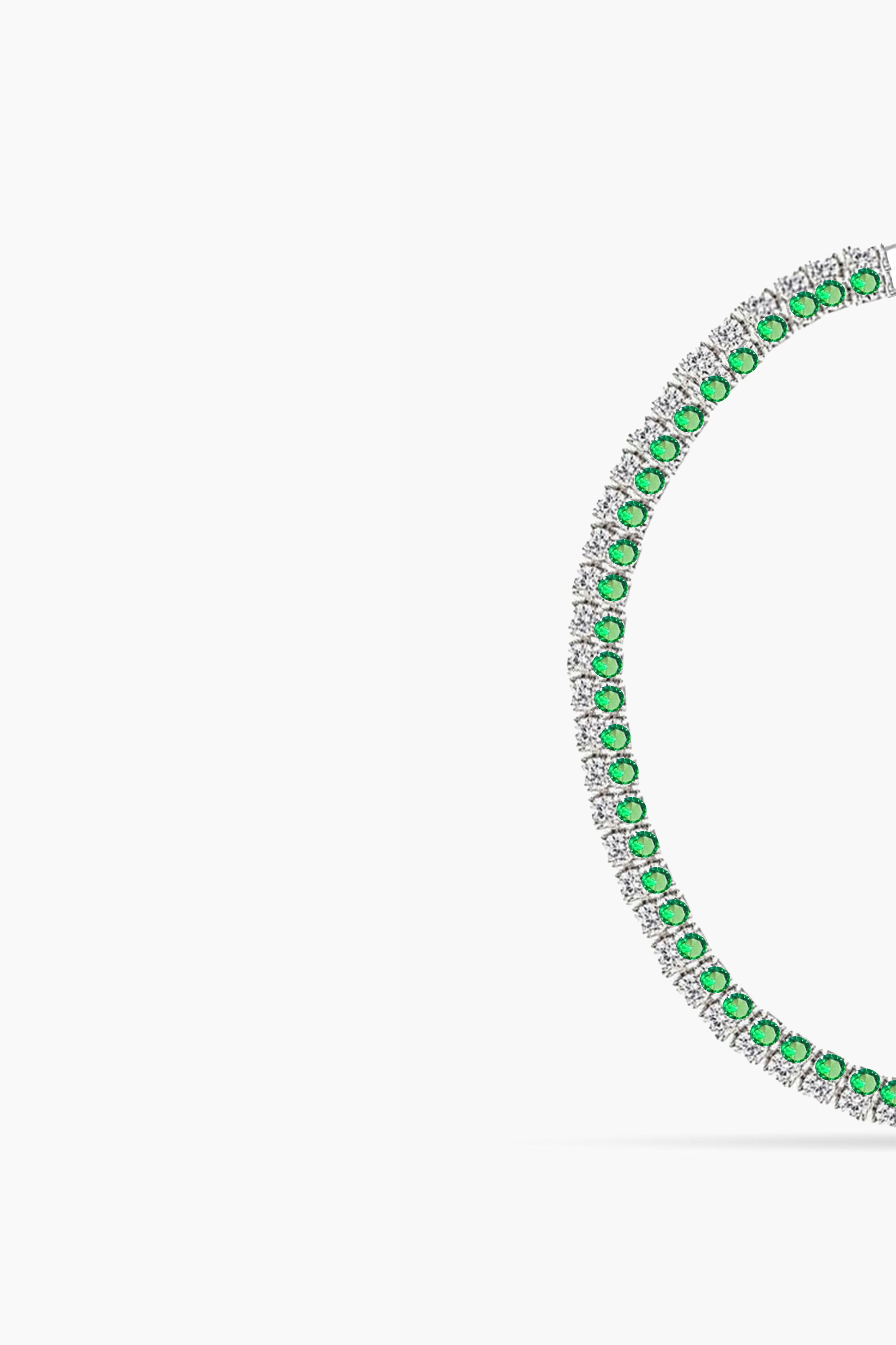 3MM | Green x White Su Yolu Bileklik |   Luxury Jewelry by  Atelier Duygu.
