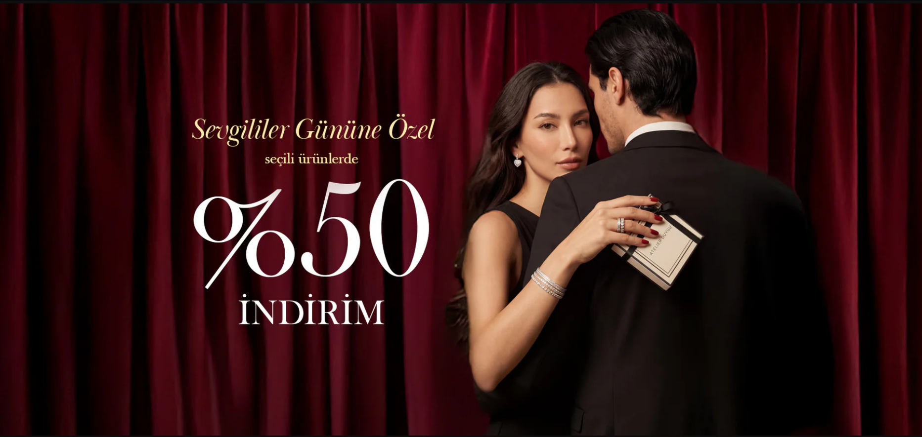 Sevgililer Günü’ne Özel %50 İndirim