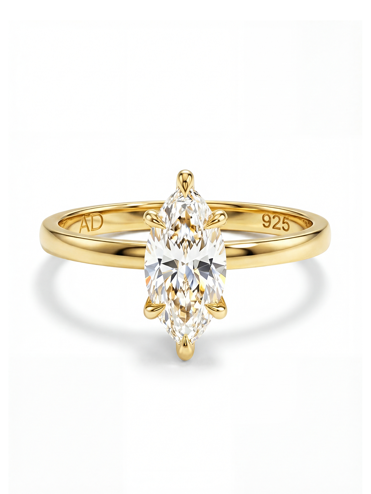 0.81CT | Marquise Cut Yüzük