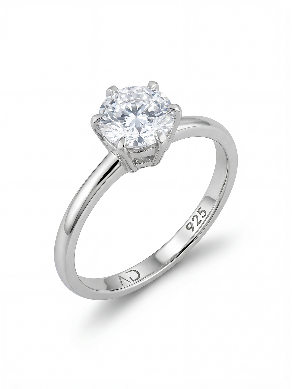 2.0CT | 6 Tırnak Tektaş Yüzük