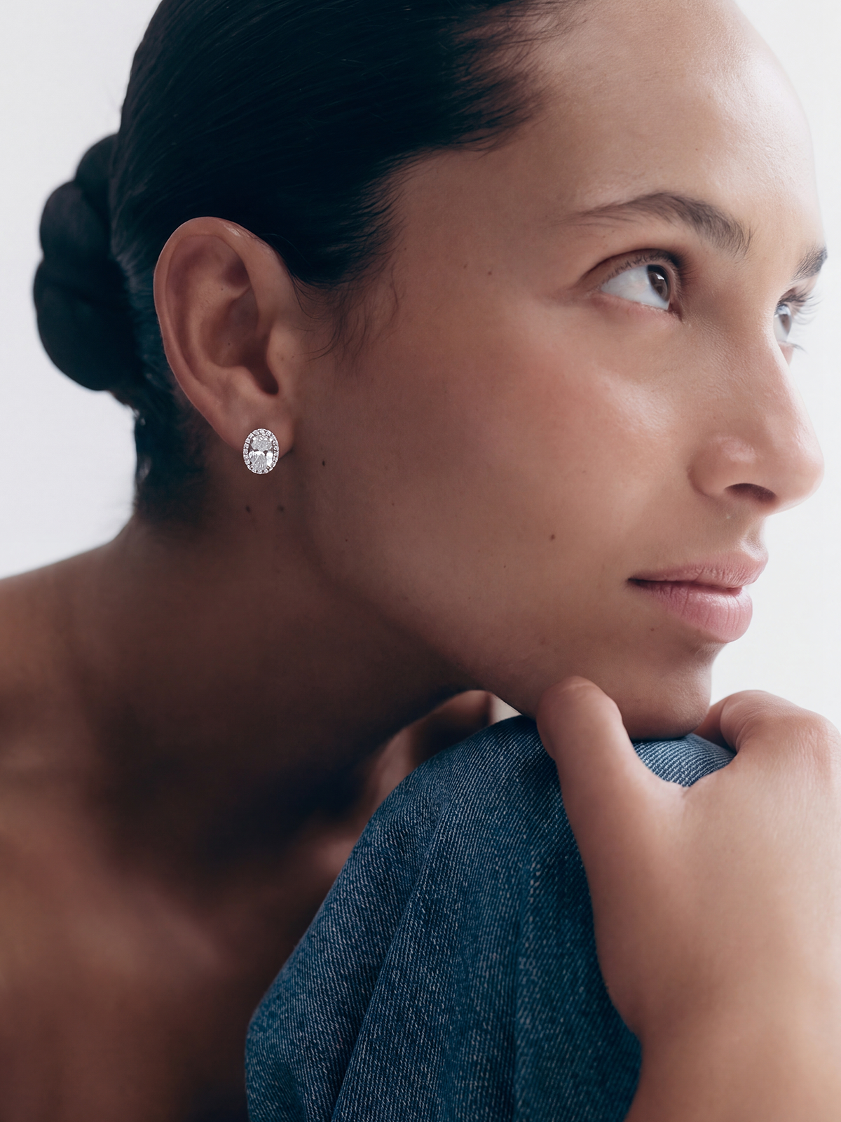Arianna Oval Küpe