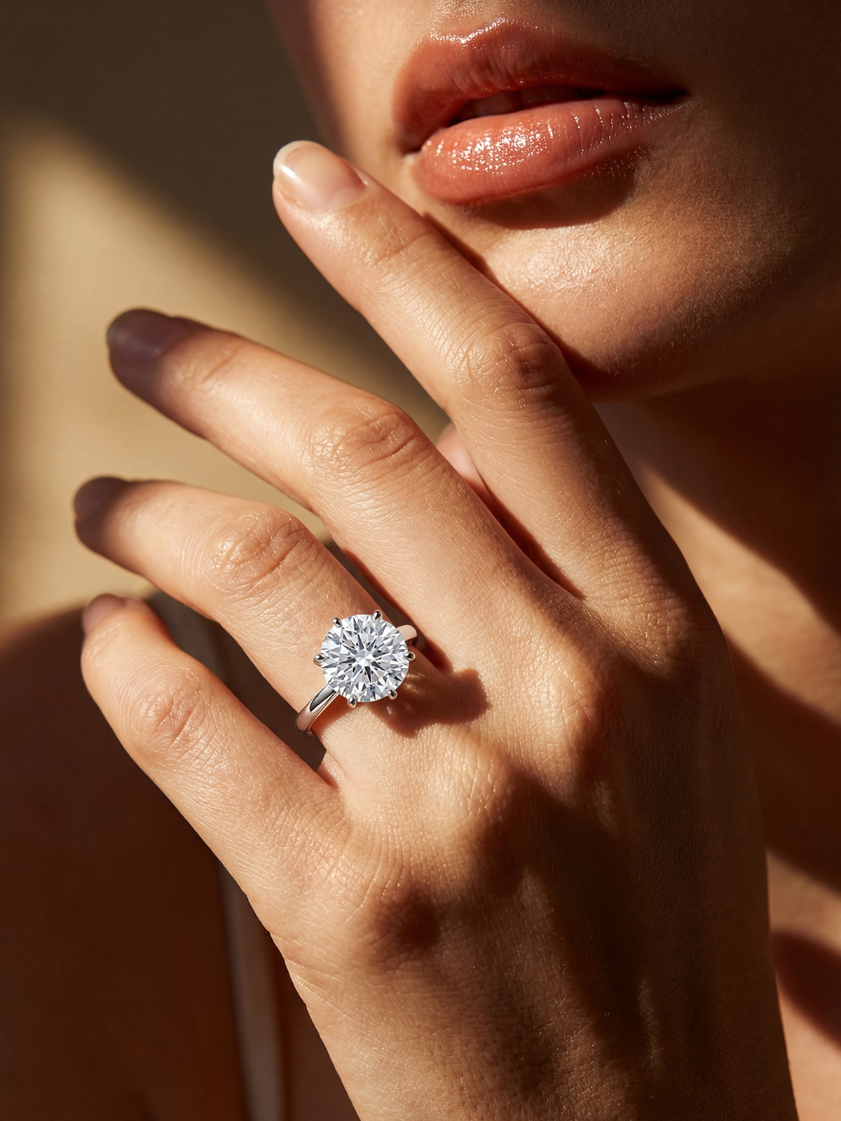 4.0CT | 6 Tırnak Tektaş Yüzük