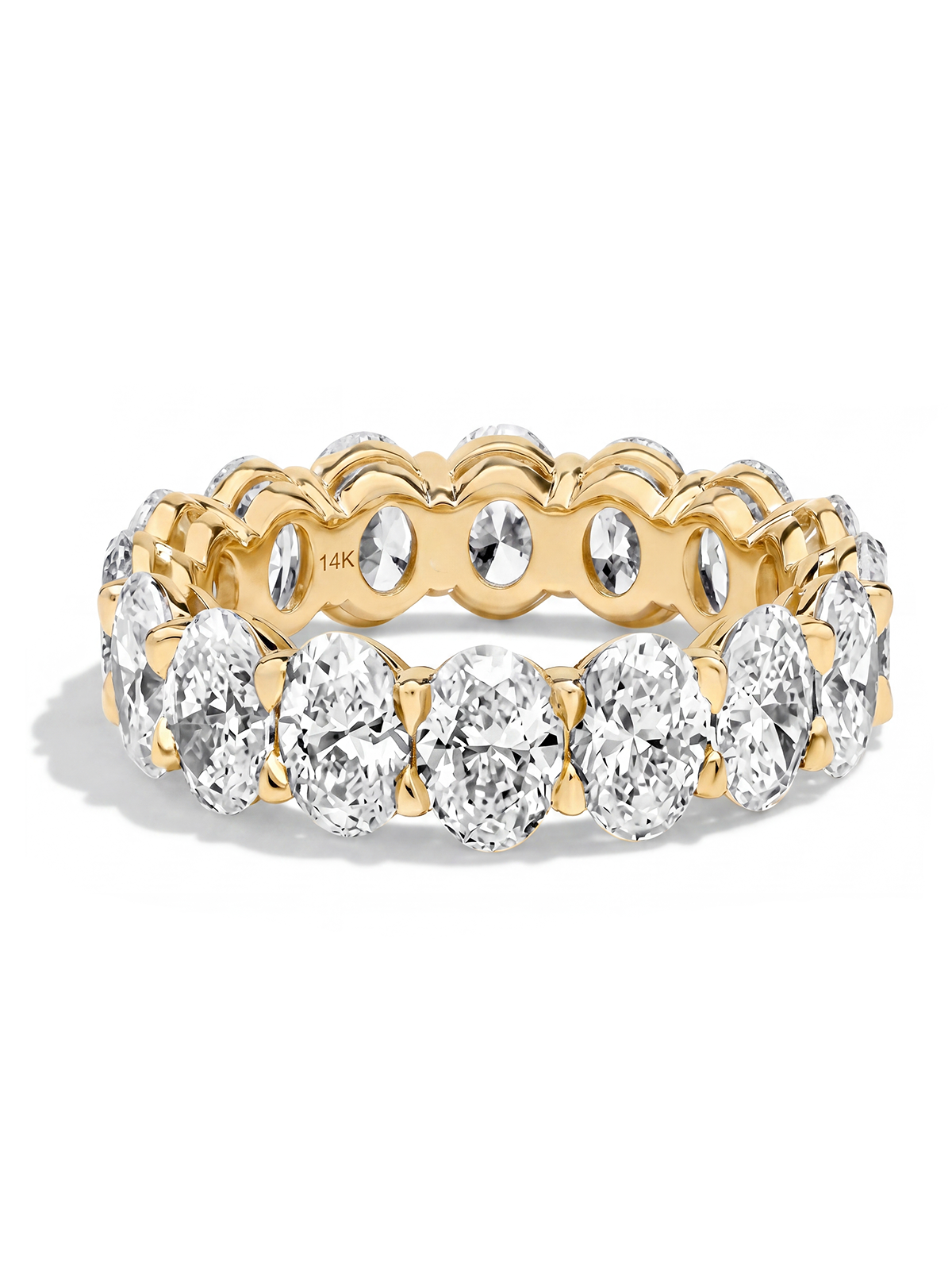 5.00CT Oval Kesim Tamtur Yüzük