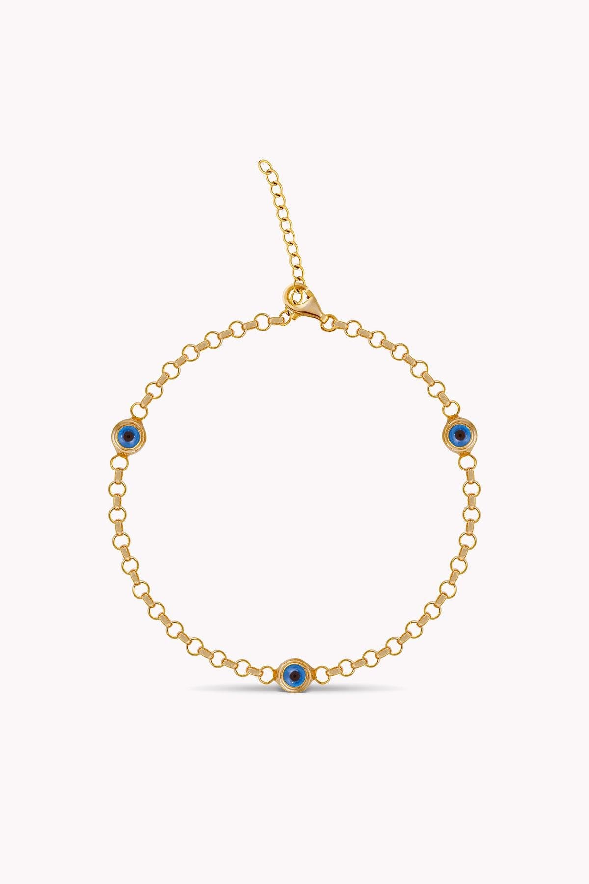 Evil Eye Bead Bracelet