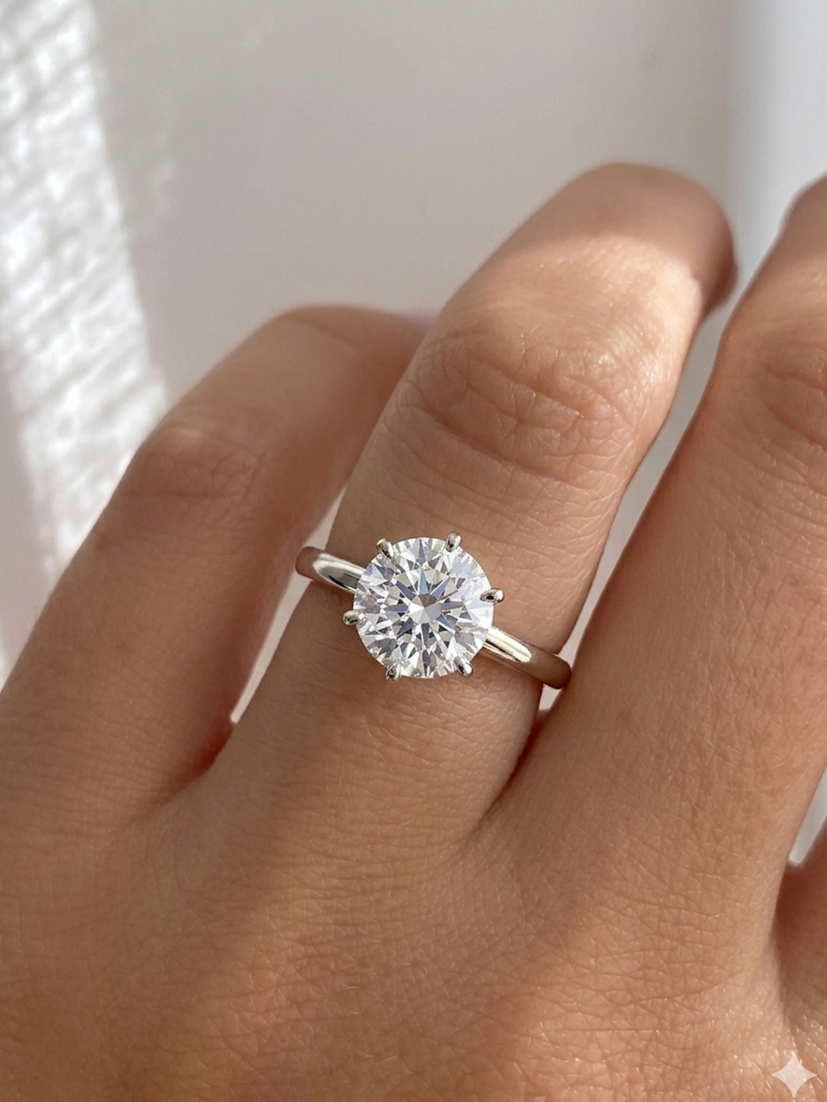 6 Tırnak Tektaş Yüzük