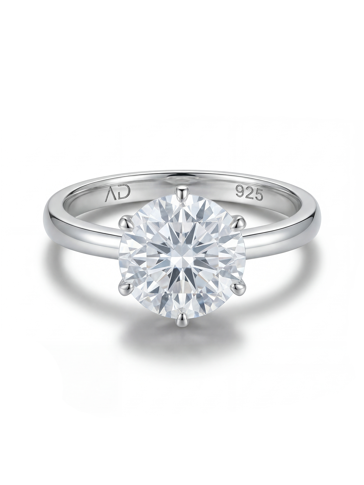 3.0CT | 6 Tırnak Tektaş Yüzük