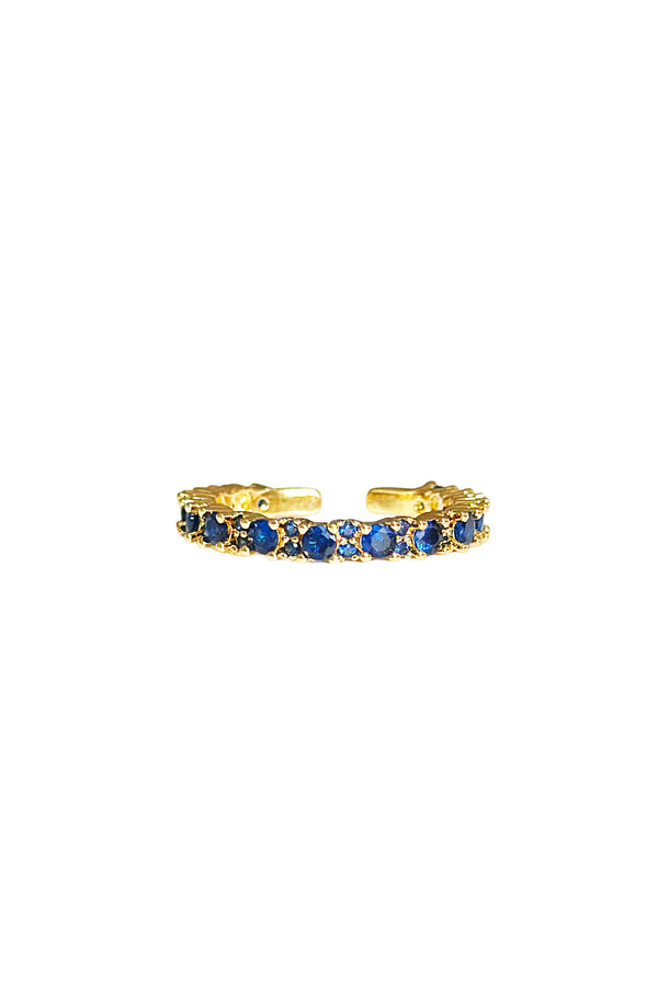 2.5MM | Dark Blue Full Eternity Yüzük  Atelier Duygu.