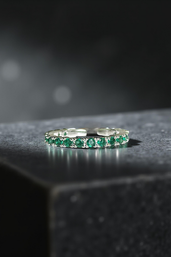 2MM | Green Full Eternity Yüzük  Atelier Duygu.