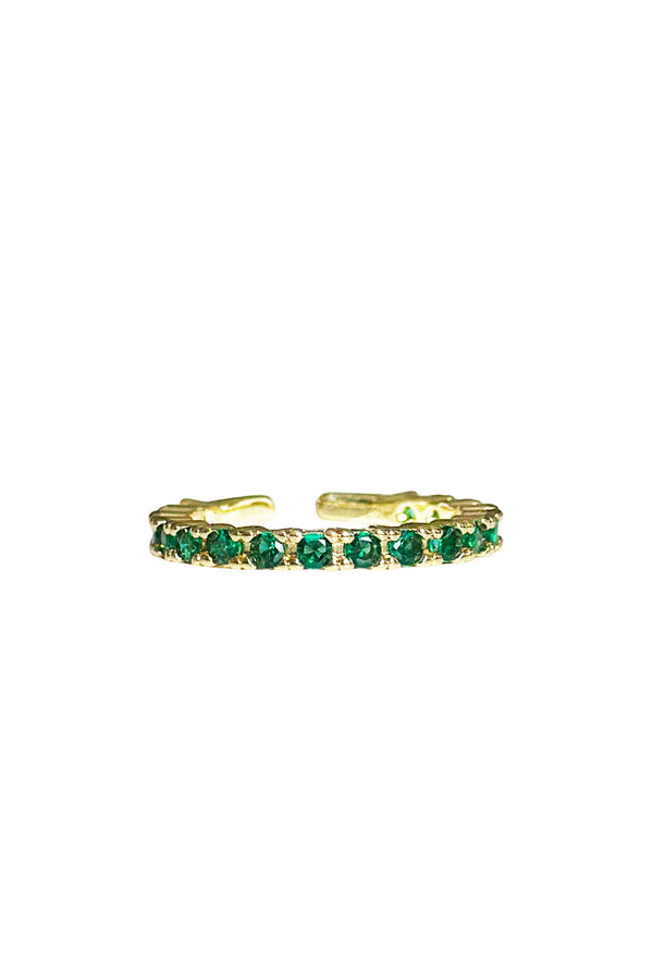 2MM | Green Full Eternity Yüzük  Atelier Duygu.