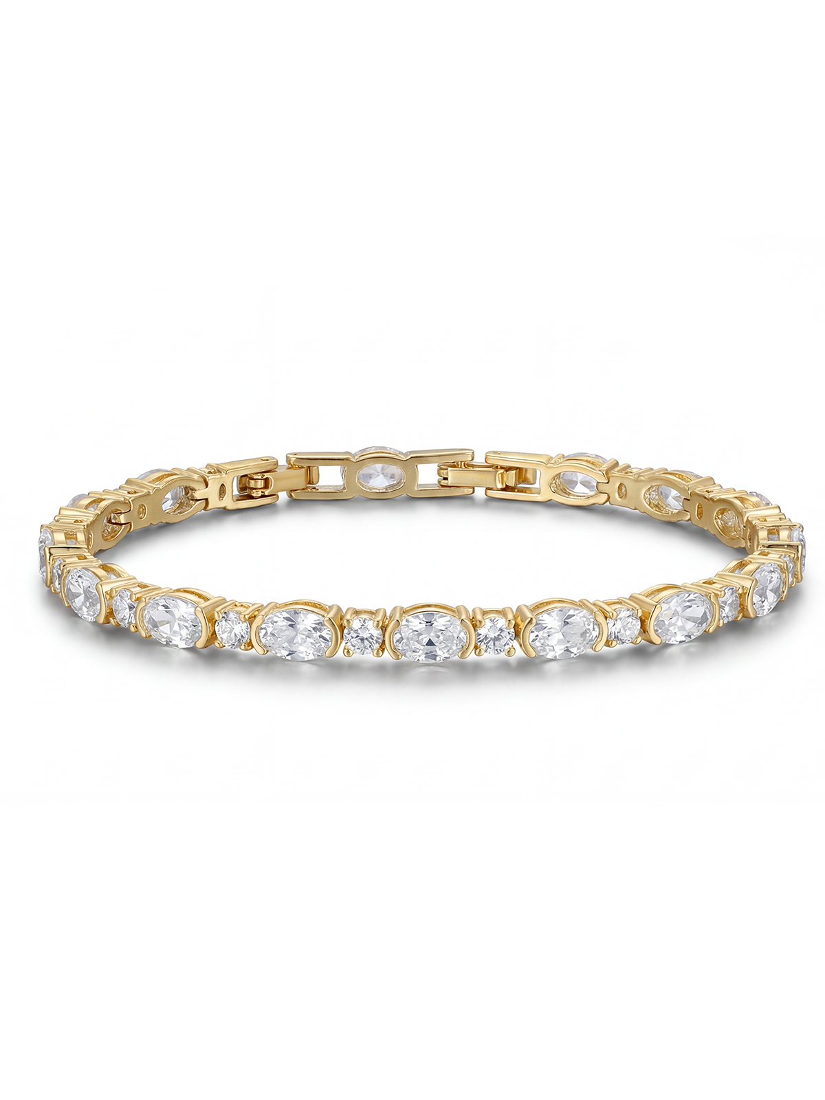 Oval Cut Tennis Bracelet
