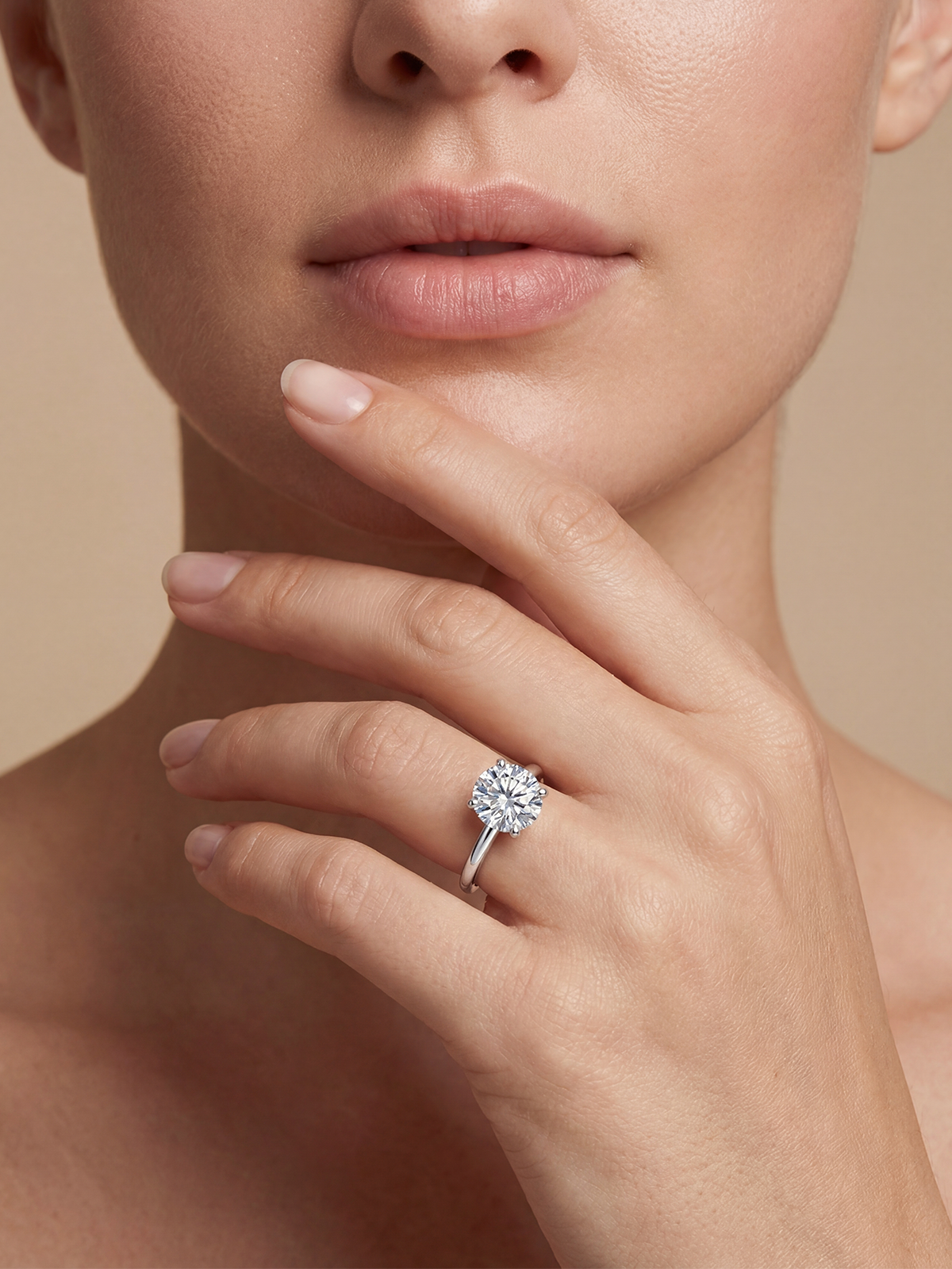 2.0CT | 4 Tırnak Tektaş Yüzük