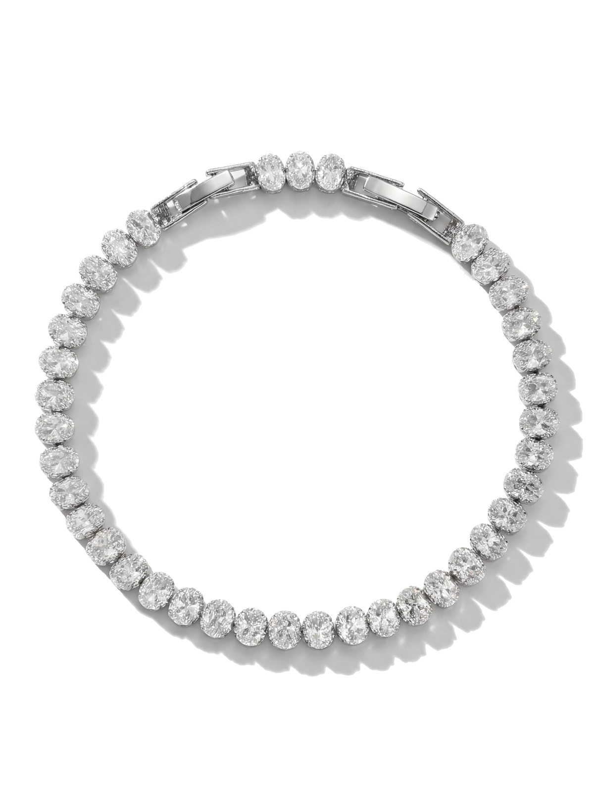 4mm | Oval Cut Tennis Bracelet