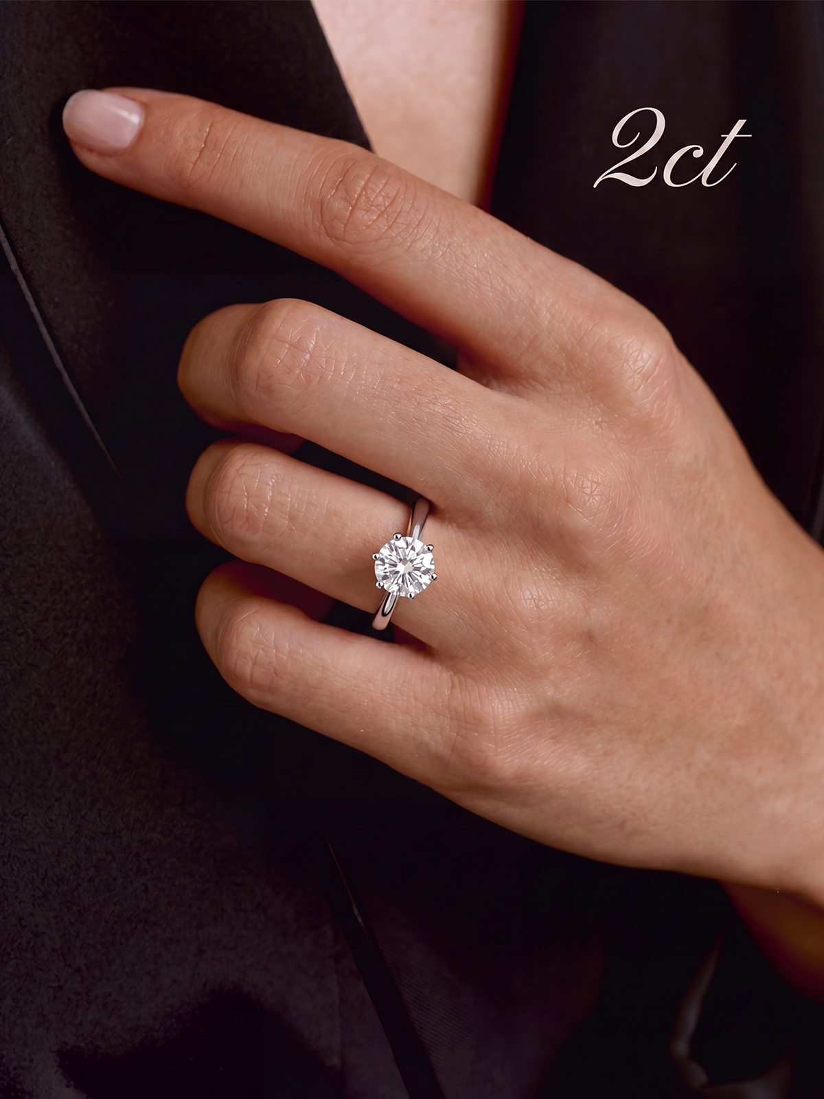 6 Tırnak Tektaş Yüzük