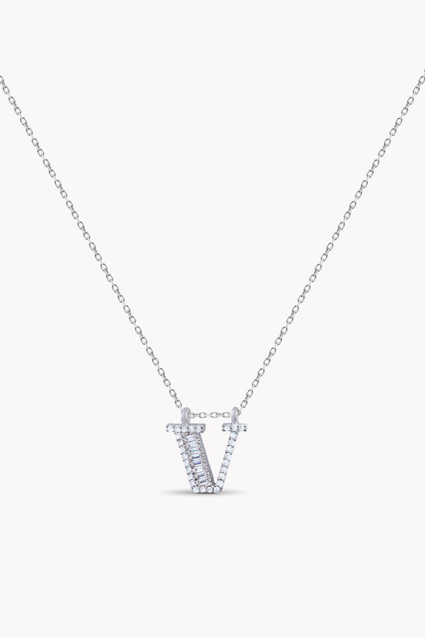 Zircon Letter Kolye  Atelier Duygu.