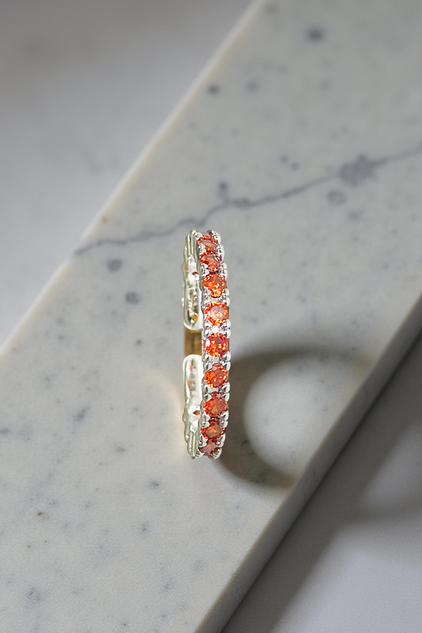 2MM | Orange Full Eternity Yüzük  Atelier Duygu.