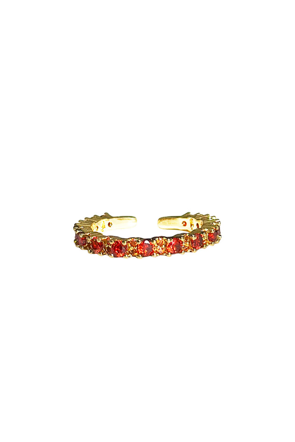 2.5MM | Red Full Eternity Yüzük  Atelier Duygu.