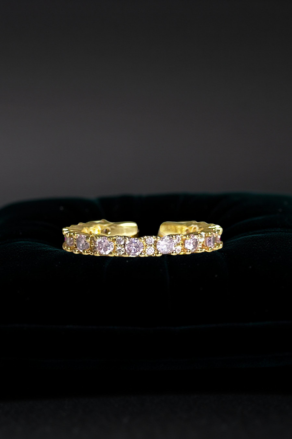 2.5MM | Lilac Full Eternity Yüzük  Atelier Duygu.