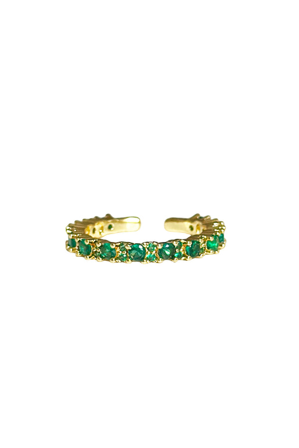 2.5MM | Green Full Eternity Yüzük  Atelier Duygu.