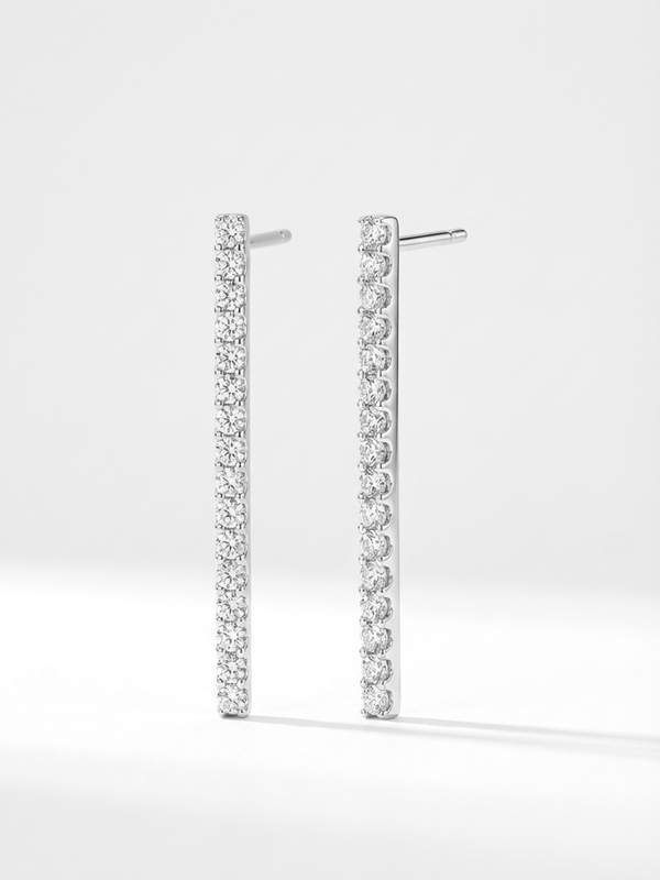 2MM | Cast Tennis Earring
