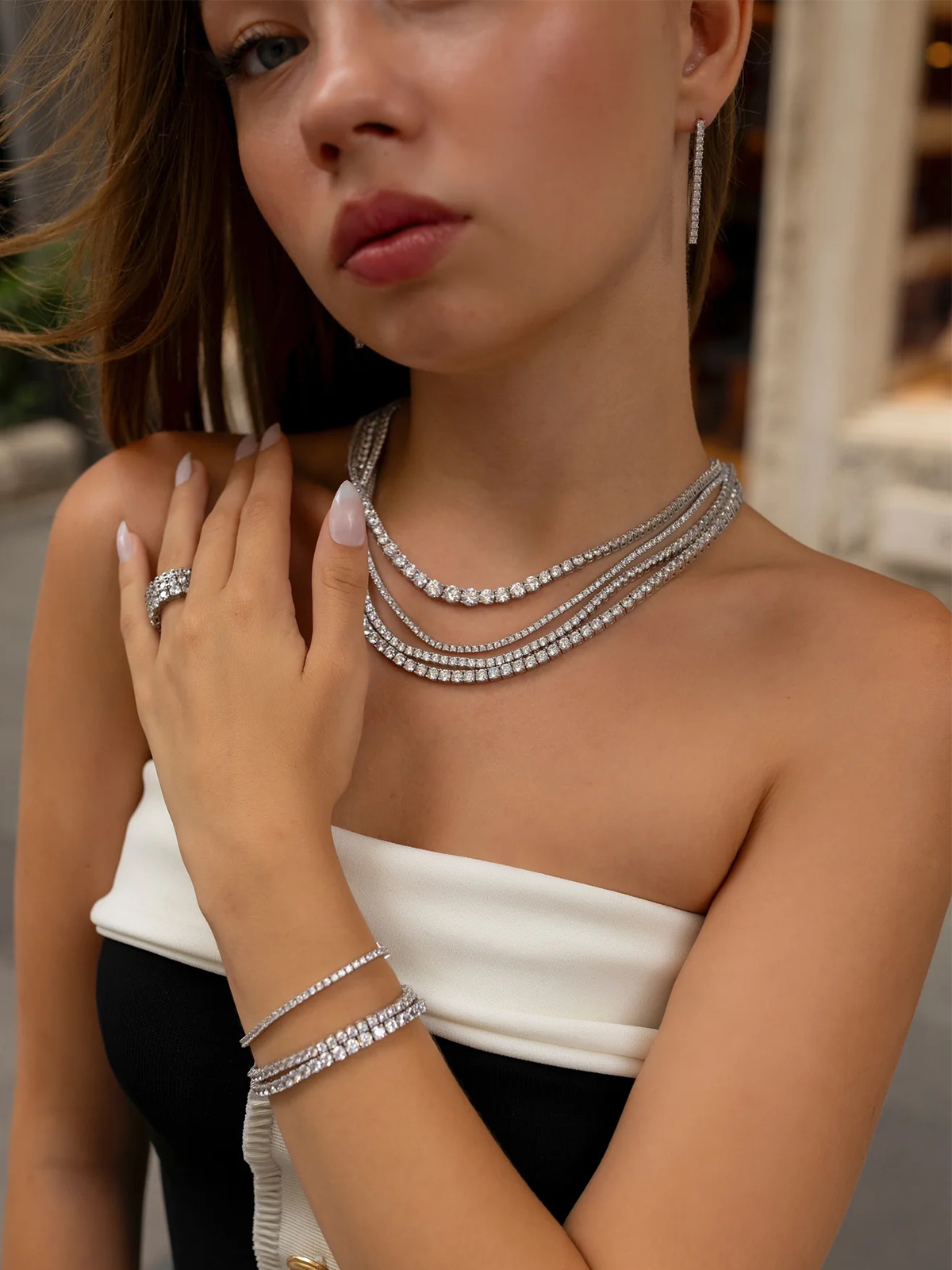 3MM | Cast Tennis Necklace