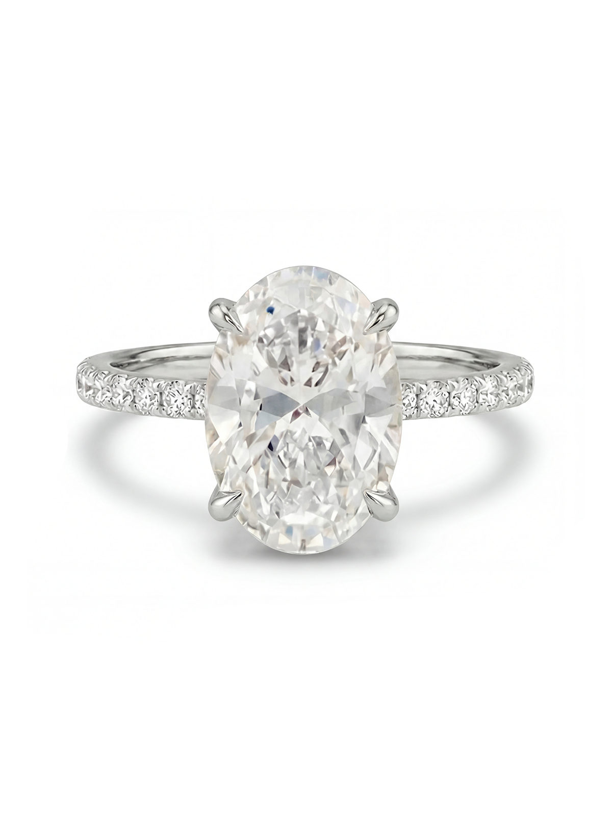 3.2CT | Oval Cut Eternity Ring