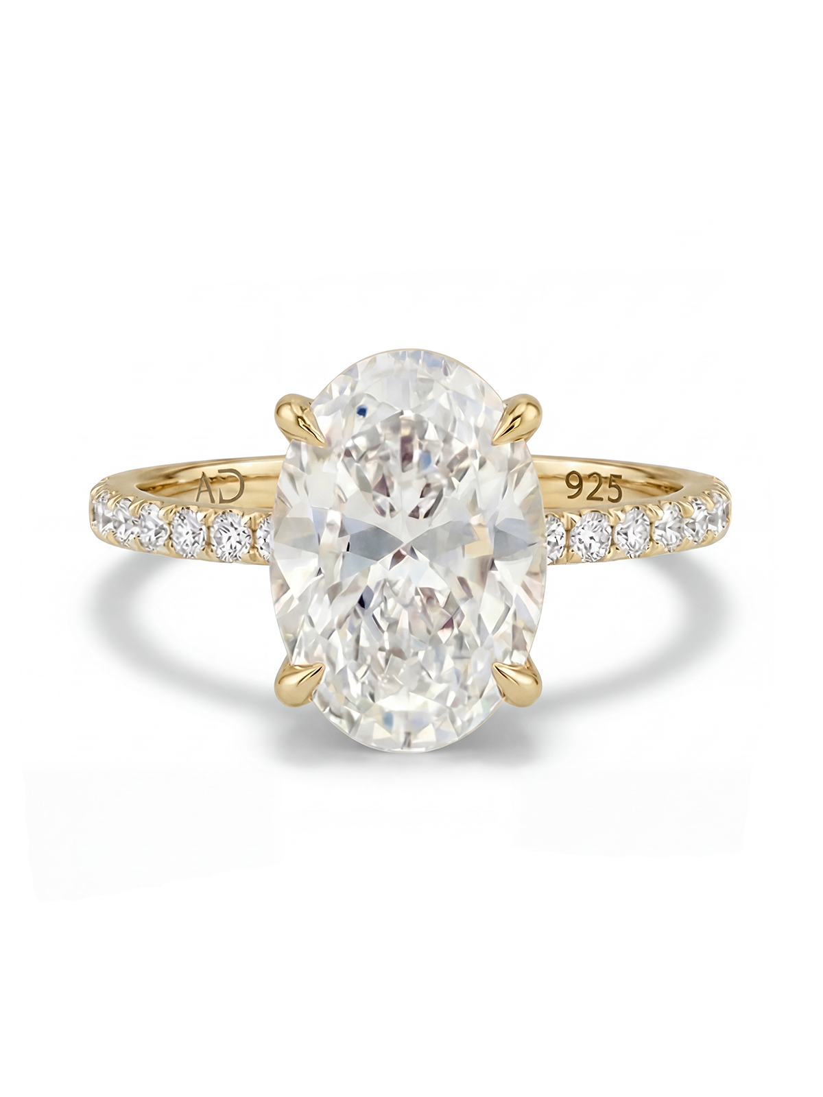 3.2CT | Oval Cut Eternity Ring