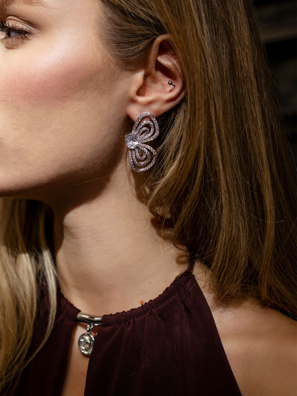 Stoney Butterfly Earrings