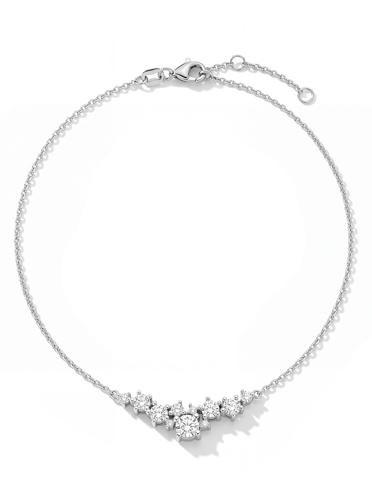 0.60 CT Cluster Kolye