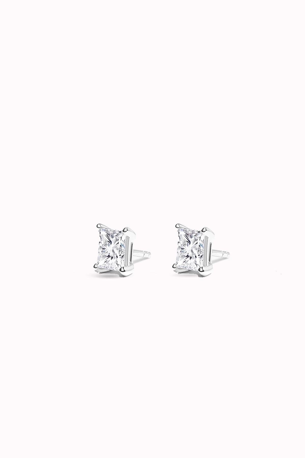 Princess Cut Earrings