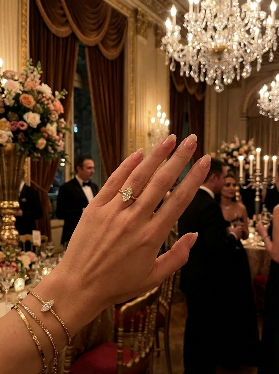 0.81CT | Markiz Kesim Yüzük