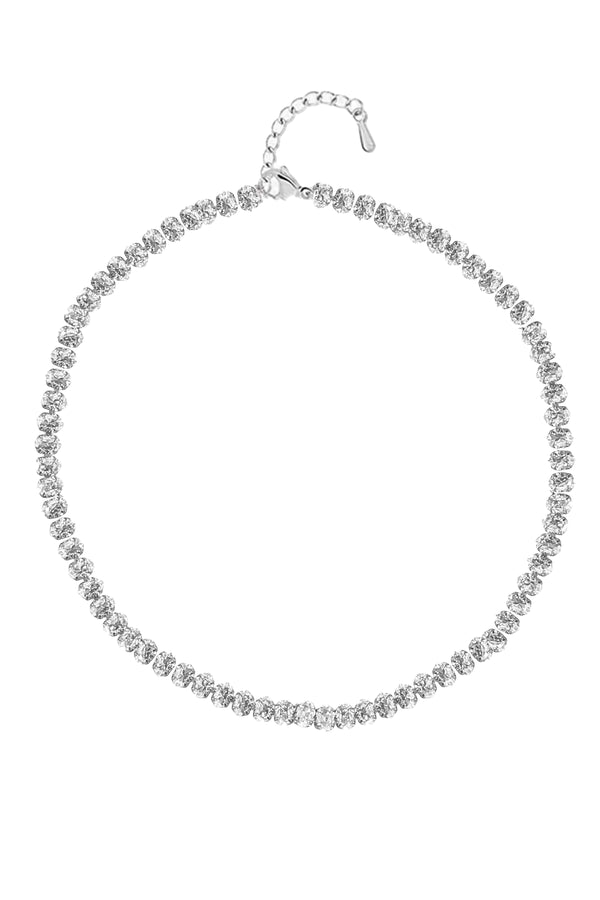 5MM | Choker Oval Cut Su Yolu Kolye