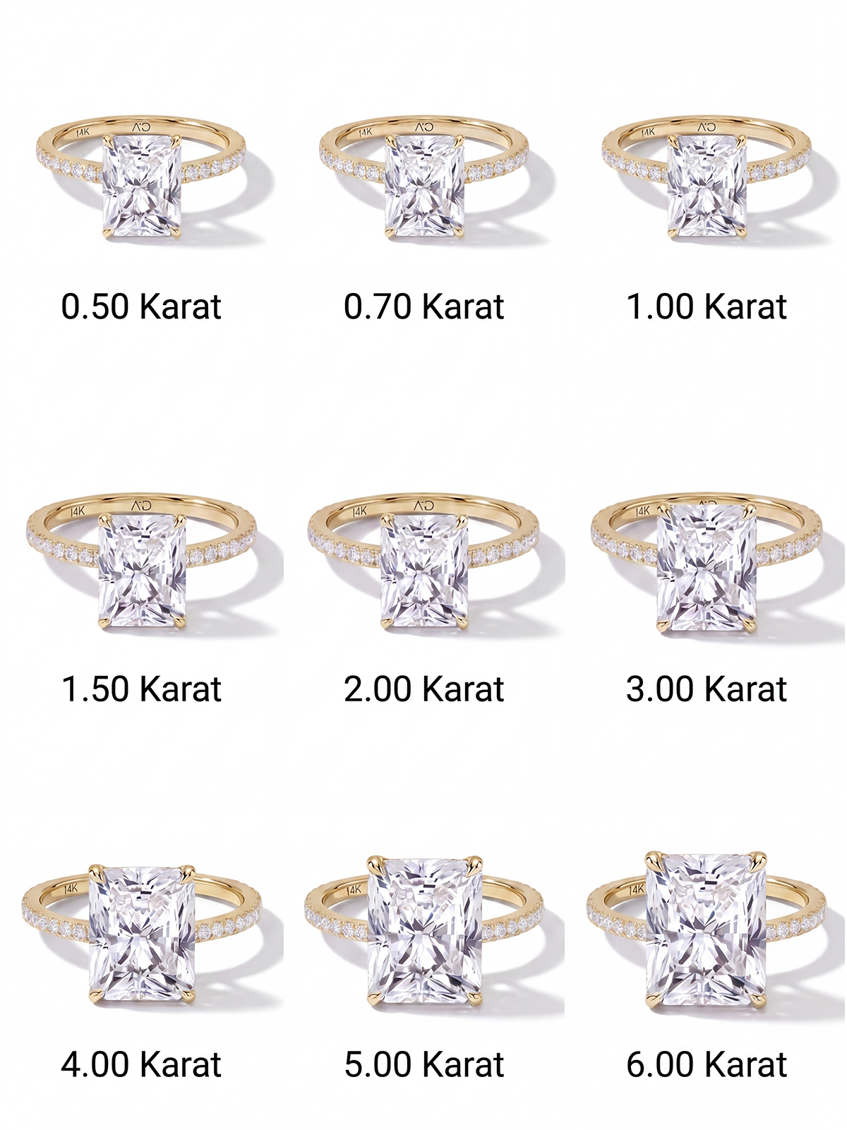 Radiant Kesim Kolu Taşlı Tektaş Yüzük