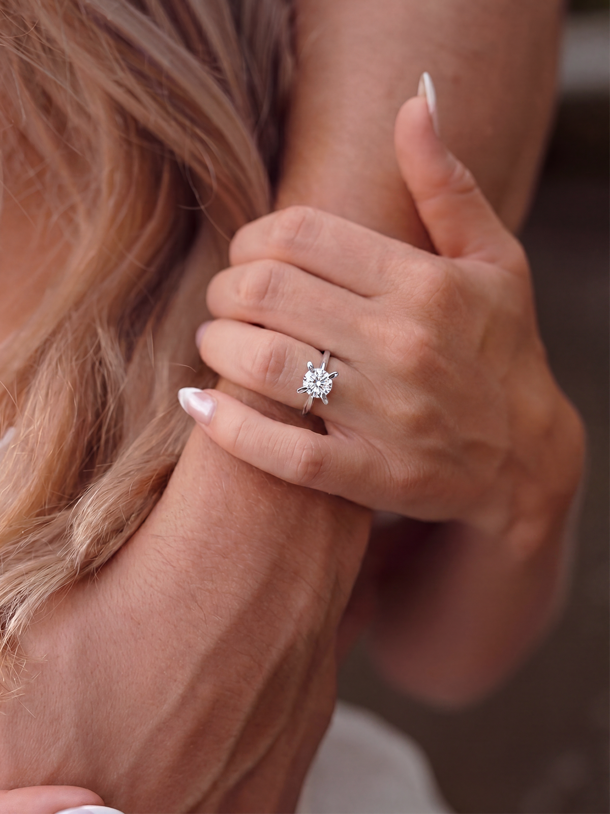 Badem Tırnak Tektaş Yüzük