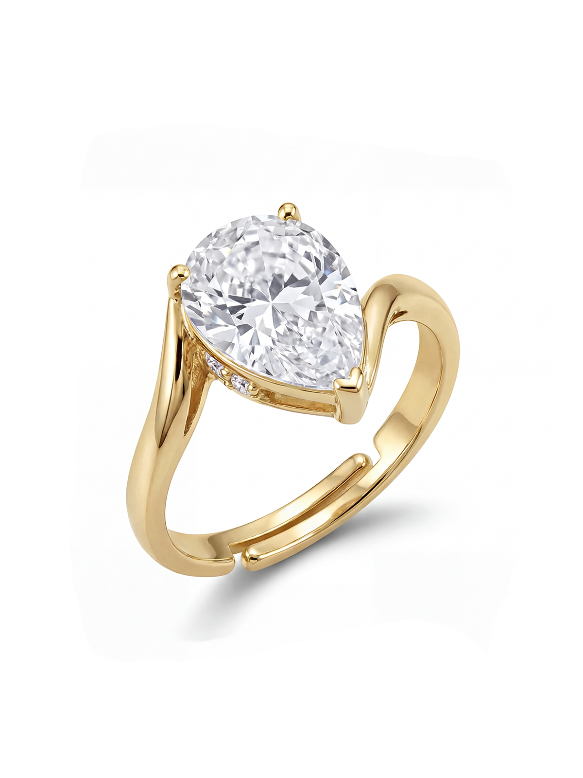 3CT | Calista Pear Kesim Yüzük