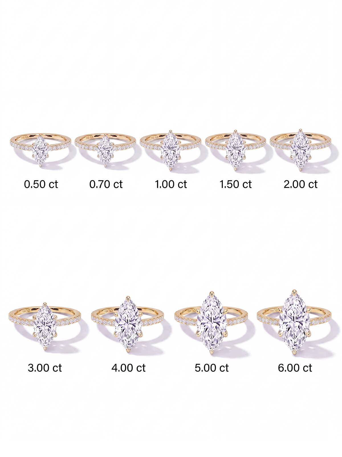 Markiz Kesim Kolu Taşlı Tektaş Yüzük