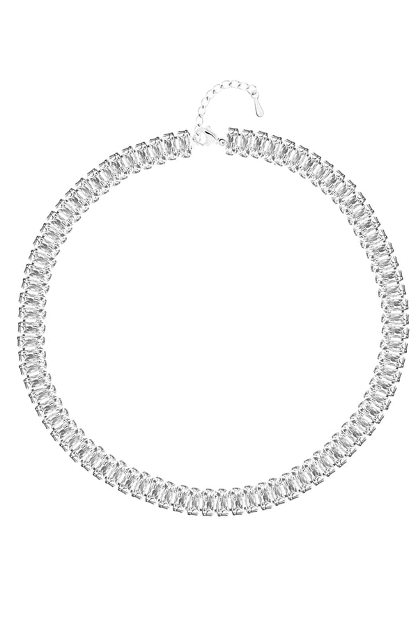 5MM | Choker Baguette Cut Su Yolu Kolye