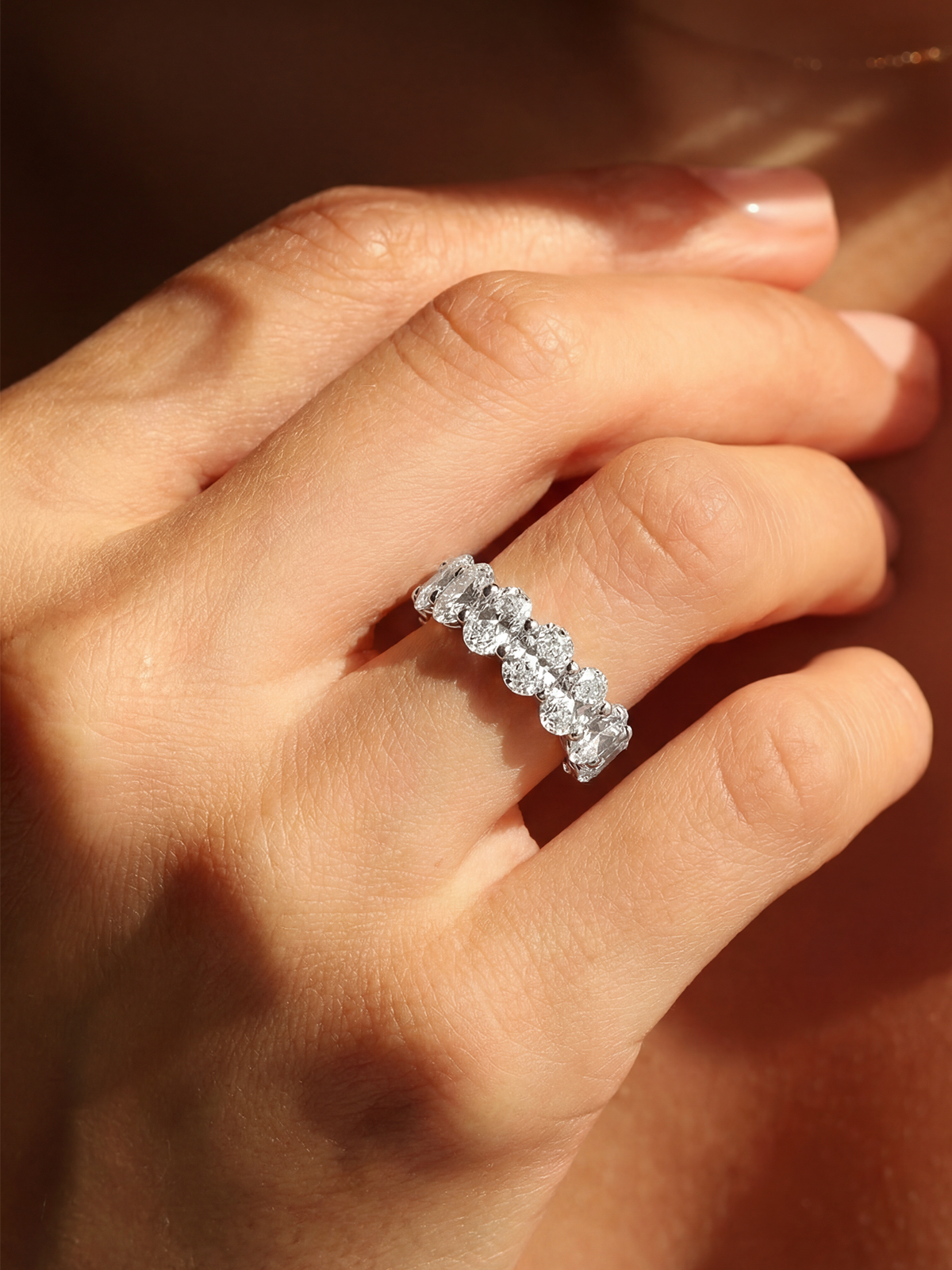 5.00CT Oval Kesim Tamtur Yüzük