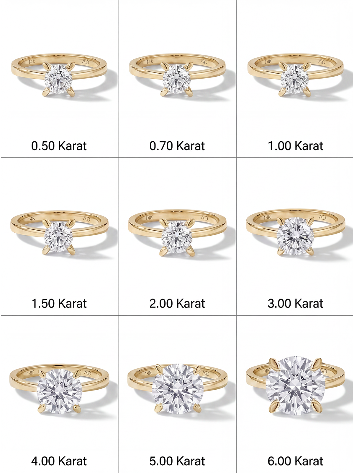 Badem Tırnak Tektaş Yüzük