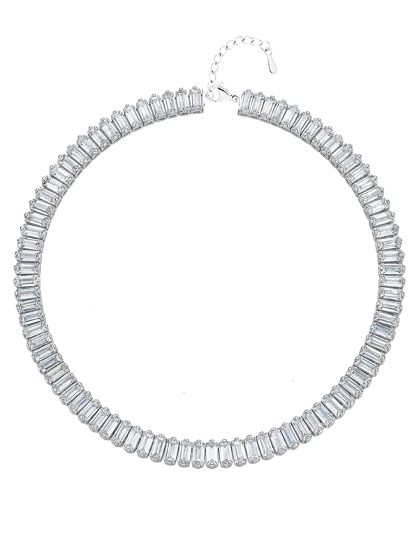 5MM | Choker Baguette Cut Su Yolu Kolye