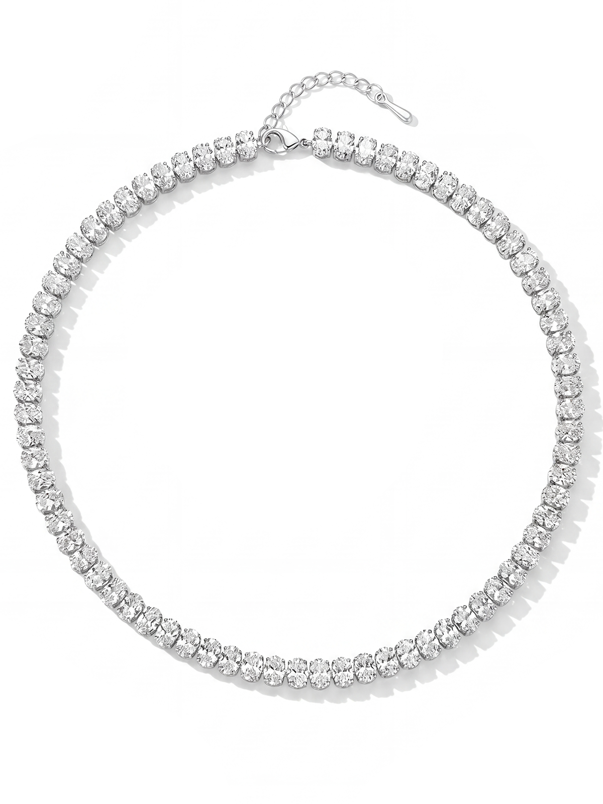 5MM | Choker Oval Kesim Su Yolu Kolye