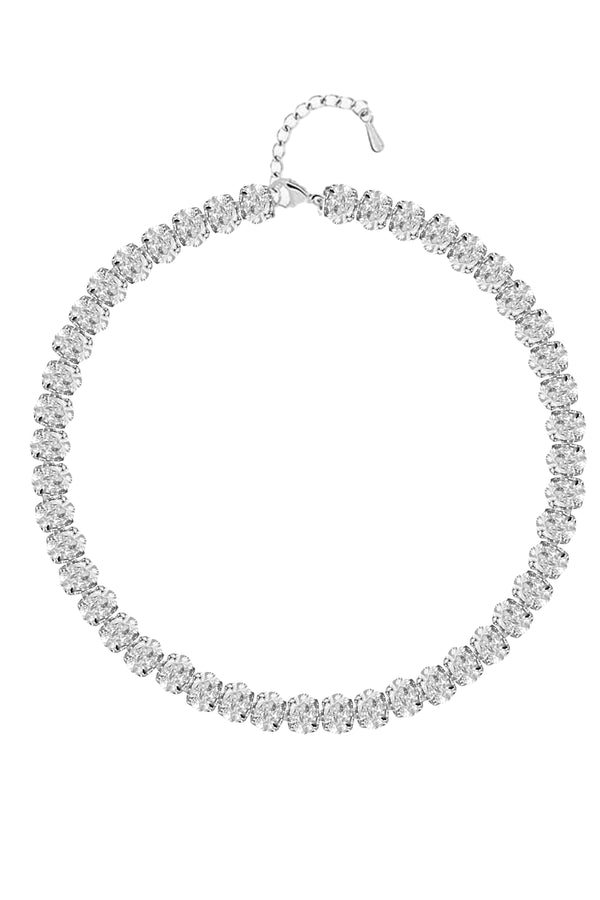 6MM | Choker Oval Cut Su Yolu Kolye