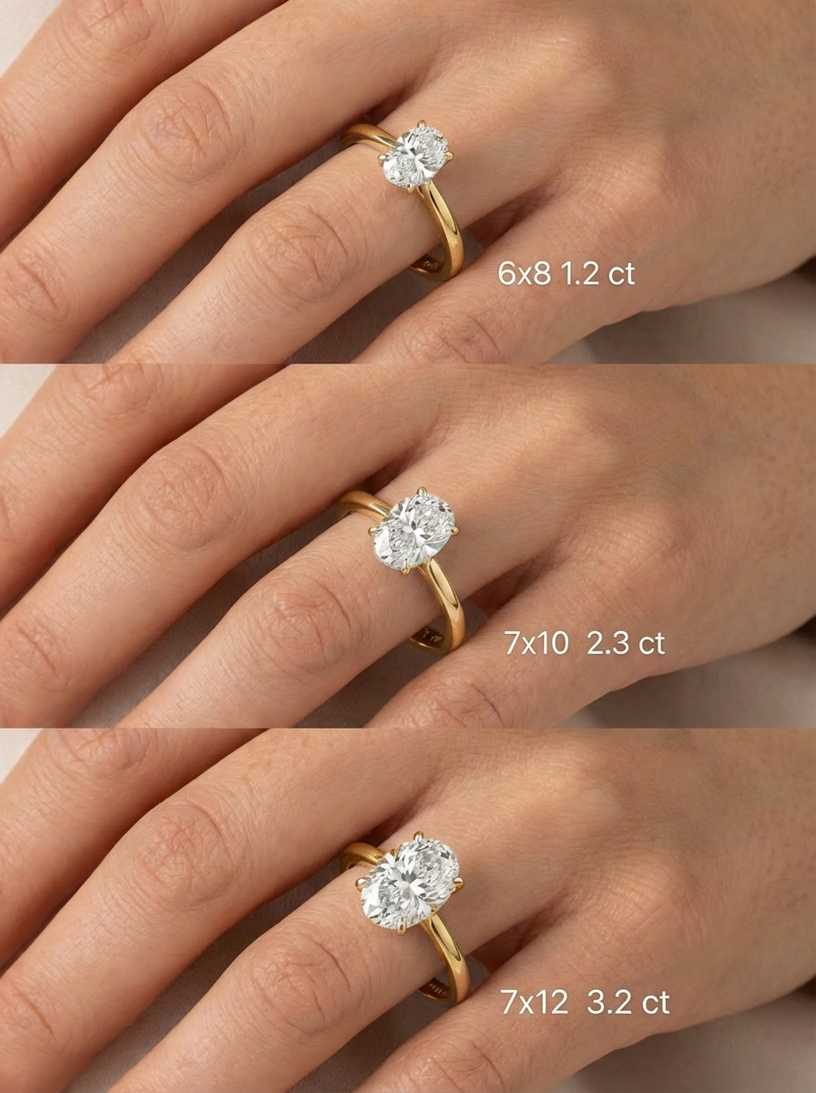 1.2CT | Oval Kesim Yüzük