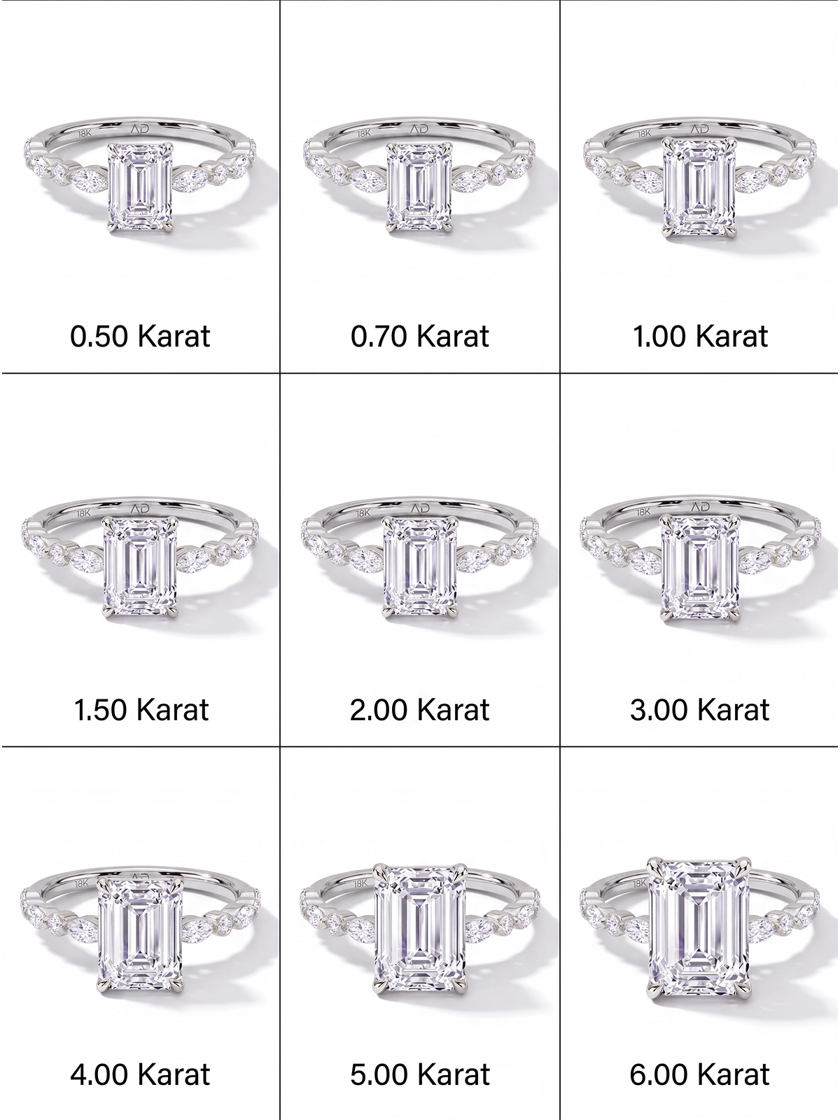 Aurelia Emerald Kesim Yüzük