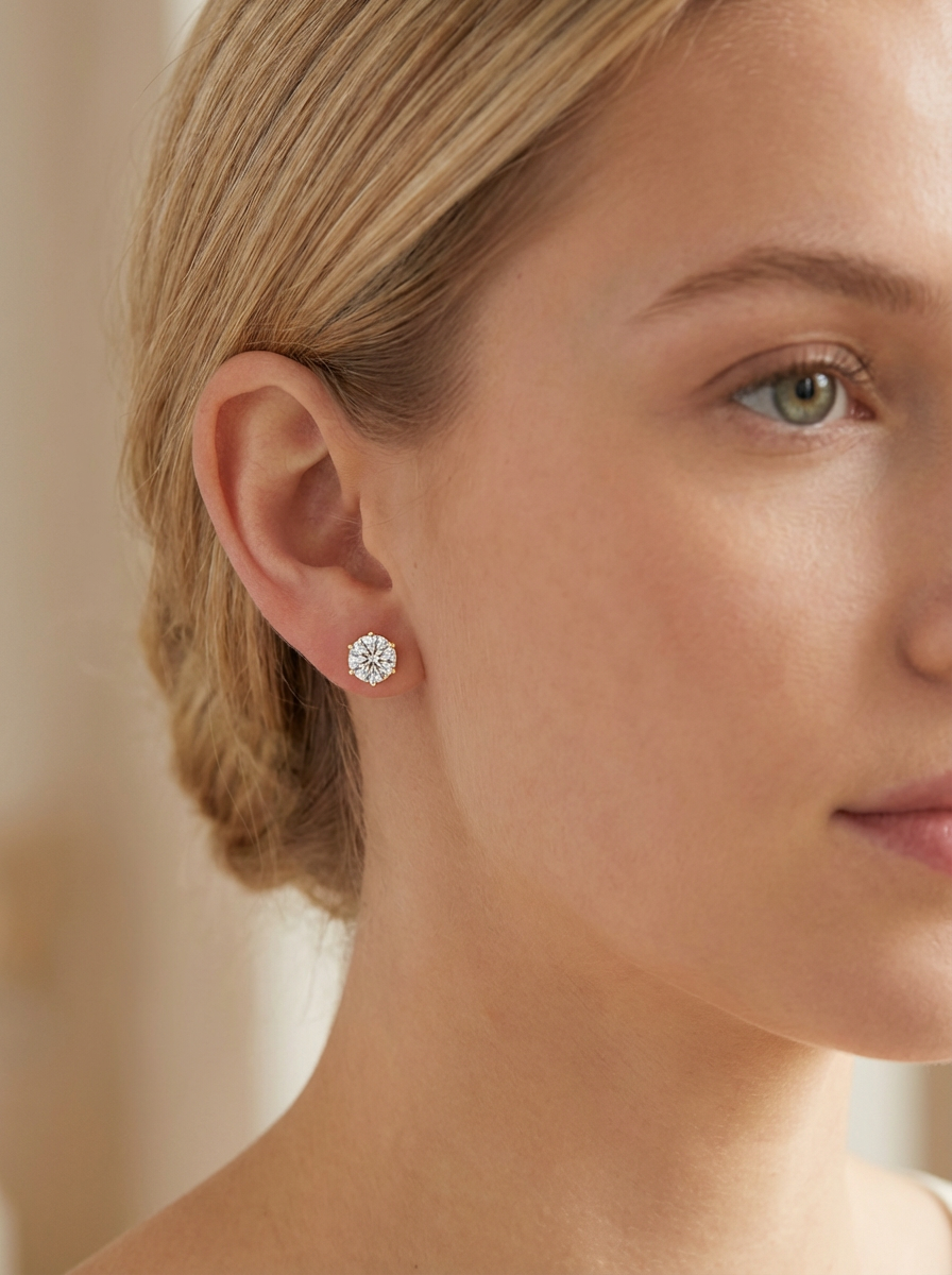 5MM | Solitaire Earring