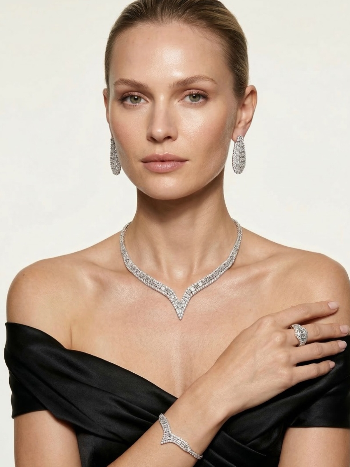 Sofia Necklace - Earrings - Bracelet - Ring Set