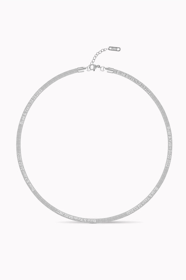Italian Crushed Chain Necklace